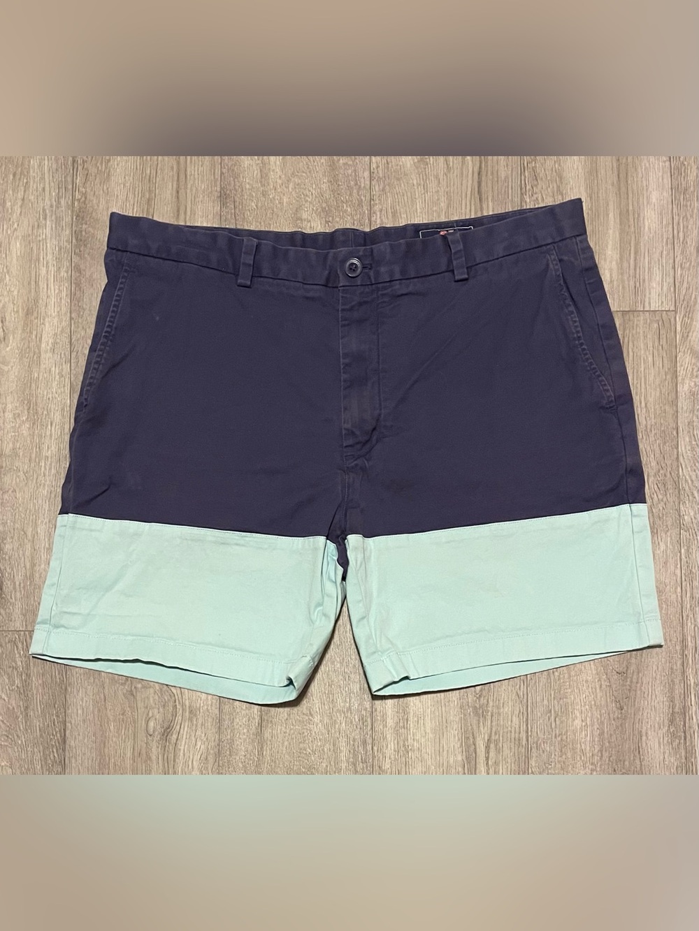 Vineyard Vines Men’s Size 38 Color Block Breaker Shorts Blue Teal